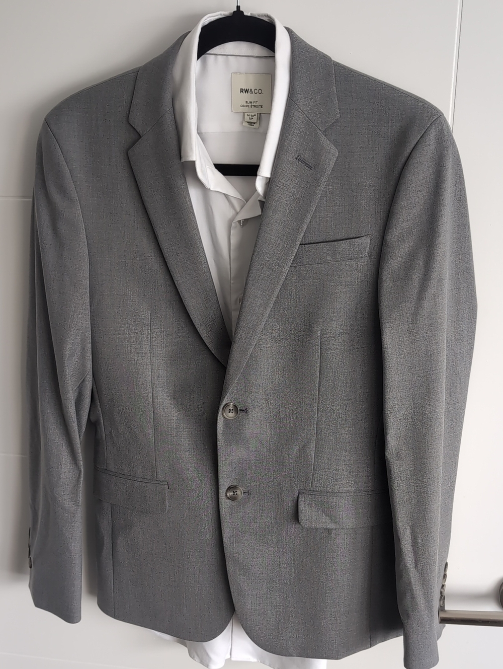 Egara Men's Light Grey Suit Jacket Blazer | 36 Short | Excellent Condition